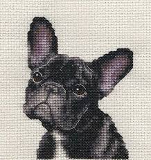 Many of the treasured gifts from parents and grandparents are the cross stitching they did and handed down. Black French Bulldog Dog Pup Full Cross Stitch Kit All Materials Fido Animal Cross Stitch Patterns Cross Stitch Cross Stitch Embroidery