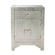 Solid Mango Wood Indian Bedside Table W 45cm Avec Images Table De Chevet Meubles Argentes Chevet