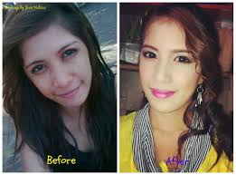 Before/ After Look & No Makeup Look