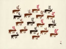 Papiara Tukiki Crossing The Tundra Canadian Aboriginal Art Art Alaska Art