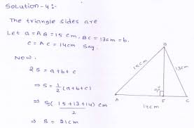 Rd Sharma Class 9 Maths Solutions Chapter 12 Herons Formulae Exercise 12 1 Question 4 Rdsharmaclass9 Class9solutions Maths Solutions Solutions Class