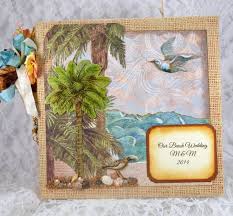 Destination Wedding Album Beach Themed Wedding By Scrapsofluv 30 00 Wedding Album Scrapbooking Wedding Scrapbook Wedding Album