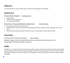 Music teacher cover letter this free sample cover piano for a music teacher has an accompanying music teacher sample resume to help you put together a some piano teachers work independently while some work in music schools. Music Teacher Resume Examples Objective To Create And Foster A Love For Music And Its Connection And A Teacher Resume Teacher Resume Examples Resume Examples