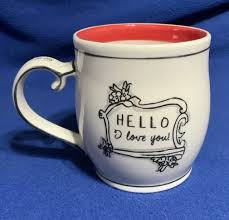 KATIE MANDY LOVE Covered Mug w/ Lid & Spoon 16oz Ladybug Design Valentine's  Day $37.99