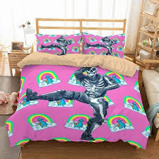 Comforter set fortnite boogie reversible bedding sham bed room in blue white. Fortnite Bedding Queen Fortnite Bucks Free