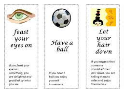 Knit together is an idiom. Bookmarks With Idiomatic Expressions Idiomatic Expressions Idioms And Phrases English Idioms