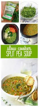 Vegetarian Slow Cooker Split Pea Soup Recipe Slow Cooker Vegetarian Vegetarian Split Pea Soup Split Pea Soup Recipe