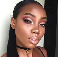 Black And Gold Eyeshadow Looks Rose Gold Smokey Eye Makeup Look Www Ecemella Com Black Girl Makeup Rose Gold Makeup Makeup For Black Women