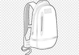 Perfect for use in the classroom and scrapbooking projects. Backpack Black And White Hand Drawn Black And White Backpack White Luggage Bags Png Pngegg