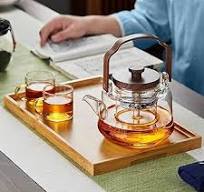 Amazon.com | Glass Teapot with 2 Infusers, Heat Borosilicate ...