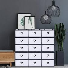 Maybe you would like to learn more about one of these? Rebrilliant 20 Pack Shoe Storage Boxes Foldable Clear Plastic Shoe Organizer Transparent Plastic Storage Shoe Box Stackable Foldable Clear Window Storage For Sneaker Collection Shoe Container Men Women Black Reviews Wayfair