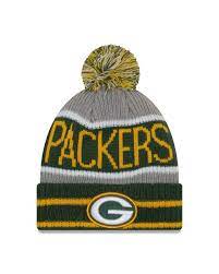 Green Bay Packers Banner Block Pom Knit Hat Knitted Hats Stocking Cap Hats