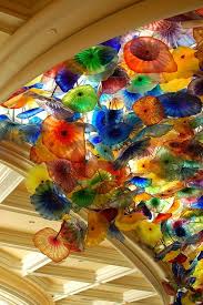 Chihuly Ceiling At The Bellagio Chihuly Glass Art Ceiling Art