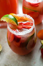 The word comes from sangre (blood), alluding to the red color of the drink. Strawberry Sangarita Margarita Sangria Host The Toast