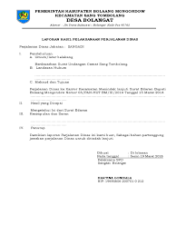 Setiap organisasi membutuhkan surat dinas untuk memberikan perintah, instruksi. Contoh Surat Perjalanan Dinas Desa Doc