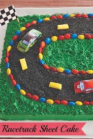 Racetrack Sheet Cake Recipe Boy Birthday Cake Birthday Cake For Boyfriend Cars Birthday Cake