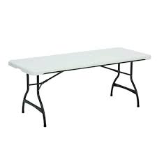 Lifetime 72 In White Plastic Stackable Folding Utility Table 80306 White Granite Nesting Tables Furniture