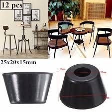 12pcs 25x17x15mm Rubber Table Chair Furniture Feet Leg Pads Tile Floor Protectors Cabinet Bottom Pads Funiture Legs In 2020 Furniture Feet Chair Legs Stool