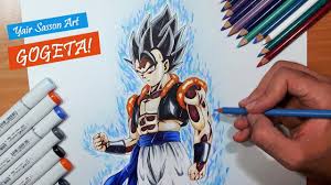 Darken and thicken lines and erase remaining guidelines. Never Seen Drawing Gogeta Ultra Instinct Dragon Ball Super Youtube