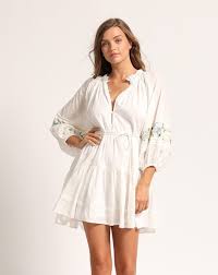 Shop Jada Mini Dress Cleobella In 2020 Mini Dress White Mini Dress Dresses