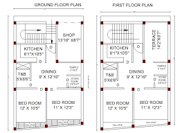 Contemporary tiny home with 2 bedrooms. 2 Bedroom House Ground Floor And First Floor Plan Autocad File Cadbull