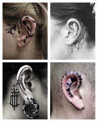 20 tattoos die im ohr und seine bedeutung bekommen konnen entwurf behind ear tattoos ear tattoo body art tattoos