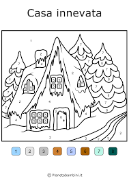 Conta E Colora 48 Disegni Da Colorare In Base Ai Numeri Disegni Da Colorare Disegni Disegni Bambini