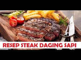 Memiliki rasa yang lezat, menu makanan steak biasa dijumpai di restoran, cafe, hingga hotel mewah. Resep Steak Daging Sapi Ala Rumahan Yang Enak Lezat Youtube