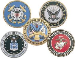 Do you have a loved one who is a member of the united states air force? Symbols Of The Five American Military Services Air Force Army Coast Guard Marine Corp And Navy Military Appreciation Military Insignia Military Branches