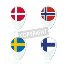 Wir bieten ihnen unsere hochwertige finnland flagge in vielen verschiedenen größen von 40 x 60 cm bis zu 150 x 600 cm. Danemark Norwegen Schweden Finnland Flagge Lageplan Pin Icon Fototapete Fototapeten Pixel Gestut Marker Myloview De