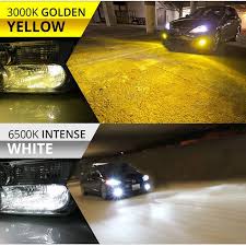 China Super Bright F2 Csp Zes Led Headlight Bulb H1 H7 H11 H4 Dual Color 3 Color 4 Color High Quality Focus White Yellow Fog Light Bulb Photos Pictures Made In China Com