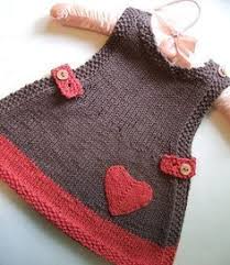 Muito Giro Mudava Apenas As Cores Estas Duas Cores Juntas Ficam Um Pouco Pesadas Knitting Girls Knit Baby Dress Knitted Baby Clothes