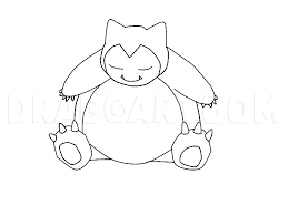 #074 geodude pokemon coloring page · windingpathsart com. How To Draw Snorlax From Pokemon Coloring Page Trace Drawing