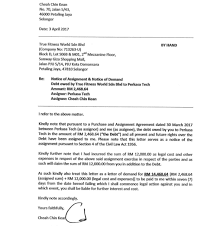 The above 2 samples are also found in our tribunal guide. Letter Of Demand Sample Malaysia
