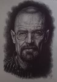 Big Walter,, pen and ink drawing