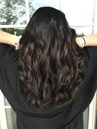 Dark Brown Hair With Subtle Peekaboo Highlights Hair Styles Dark Hair Hair Highlights