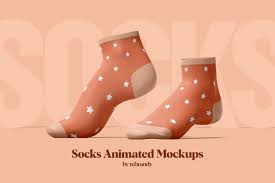 This short clip features an mx apparel review on the fox 360 range by. Socks Animated Mockups In Apparel Mockups On Yellow Images Creative Store