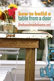 How To Build A Table Build A Table Old Door Tables Handmade Home