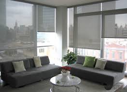Automated Sun Shades Installation At A Midtown Apartment Building In Long Island City Ny Product Floor To Ceiling Windows Interior Windows Window Treatments