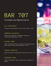 Fertige cocktailkarte zum kopieren : Gestalte Mit Tollen Vorlagen Kostenlos Barkarten Canva
