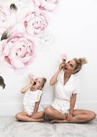 Peony Flower Wall Stickers Flower Wall Decor Flower Wall Stickers Floral Wall Decals