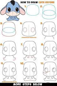 13 teken mufasa, simba's vader in de leeuwenkoning. Wie Zeichnet Man Ein Niedliches Chibi Kawaii Eeyore Easy Step By Step Drawing Tutorial Fur Joyeux Noel20 In 2020 Zeichnung Tutorial Chibi Kawaii Zeichnungen
