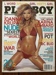 Playboy magazine July 2005 JoAnna Krupa, Karina Lombard pictorials | eBay