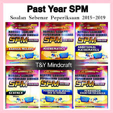 Question papers with answers for some (kertas soalan dan skema jawapan). Tny Edisi 2020 Past Year Spm 2015 2019 Kertas Soalan Peperiksaan Sebenar Spm Shopee Malaysia