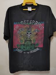 Vintage 90s The Offspring T Shirt Ixnay On The Hombre Promo Punk Rock Concert Tour Tee Band Usa Merchandise Tops Sz Xl In 2020 Shirts Weird Shirts Rock T Shirts