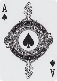 English Laundry Ace Card Playing Cards Art Playing Cards