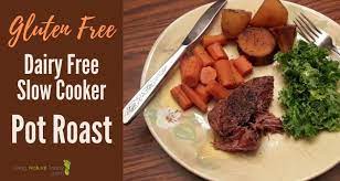 Sear the roast on each side to brown, about a minute per side. Gluten Free Slow Cooker Pot Roast
