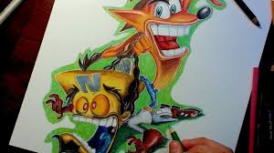 Crash Bandicoot Before After Drawing Crash Bandicoot Bandicoot Anime Wallpaper
