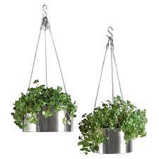 Droplet hanging planter plants hang in groovy style in our white ceramic hanging planters. Bari Stainless Steel Hanging Planters Hanging Planters Metal Hanging Planters Steel Planters