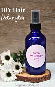 diy essential oil hair detangler the